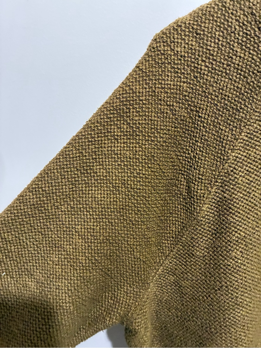 Aerie Knit Funnel Neck Hoodie Large Olive Chartreuse Green - Picture 8 of 10